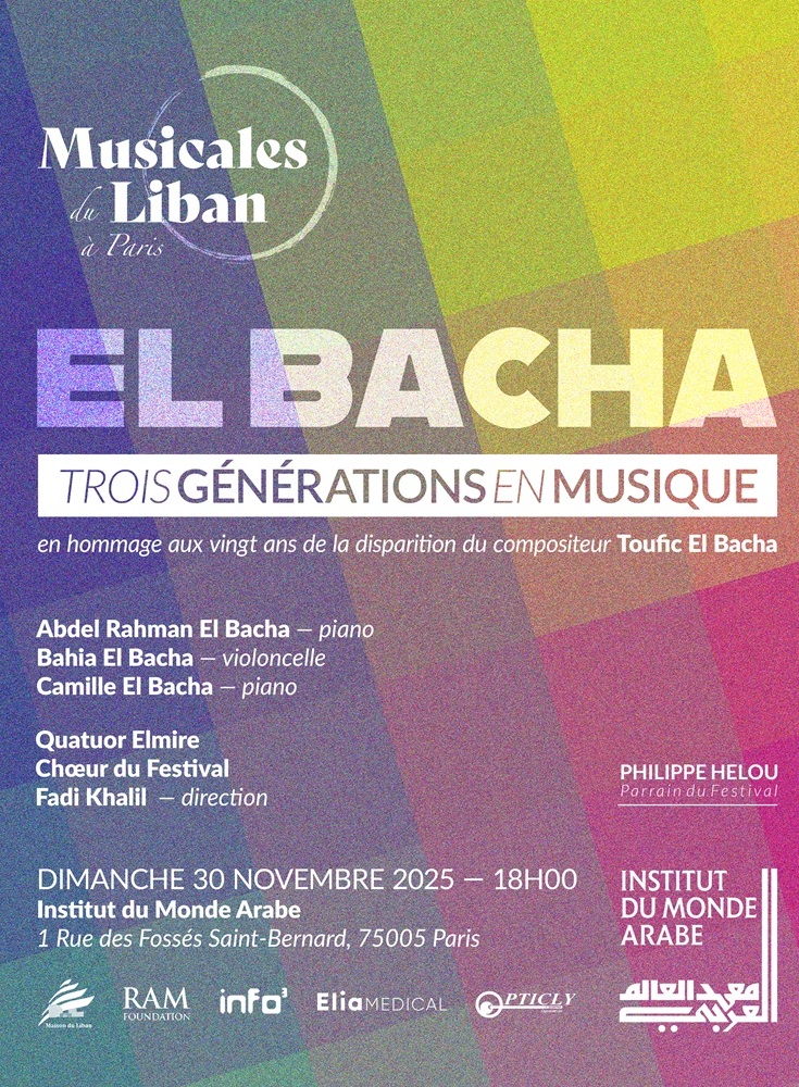 Affiche du concert EL BACHA