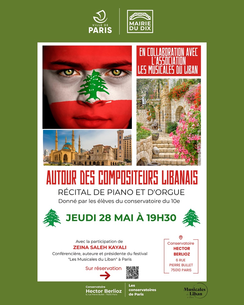 Affiche du concert Autour des Compositeurs Libanais