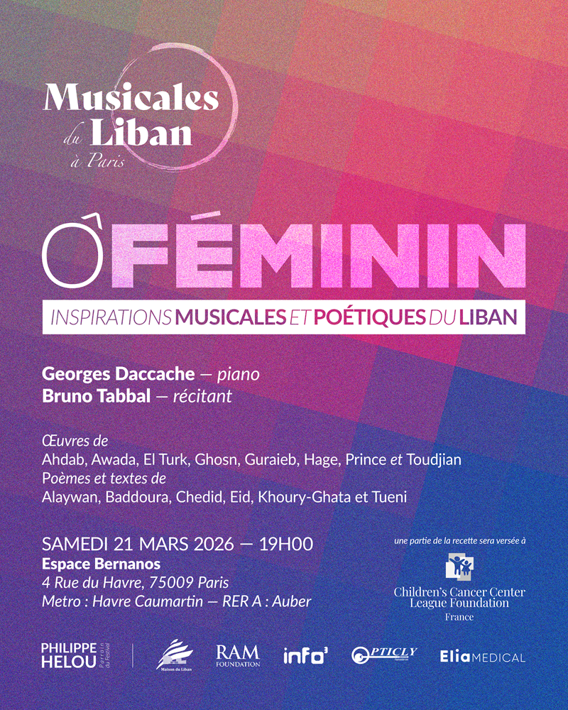 Affiche du concert Ô Féminin