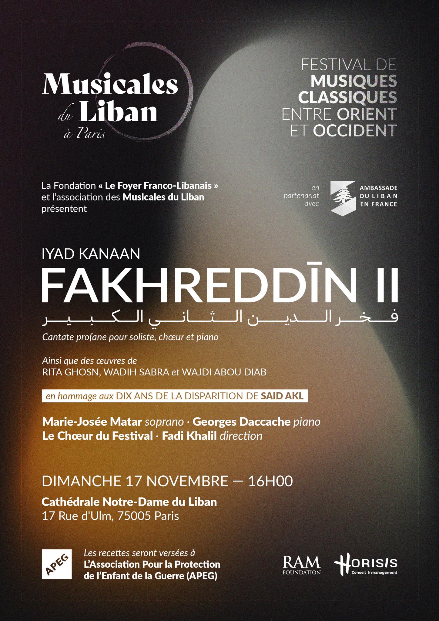Affiche du concert FAKHREDDINE II
